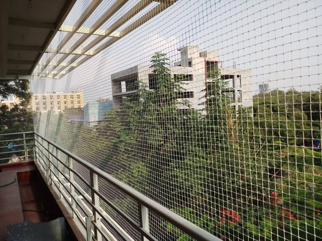Apartment pigeon nets BN Reddy