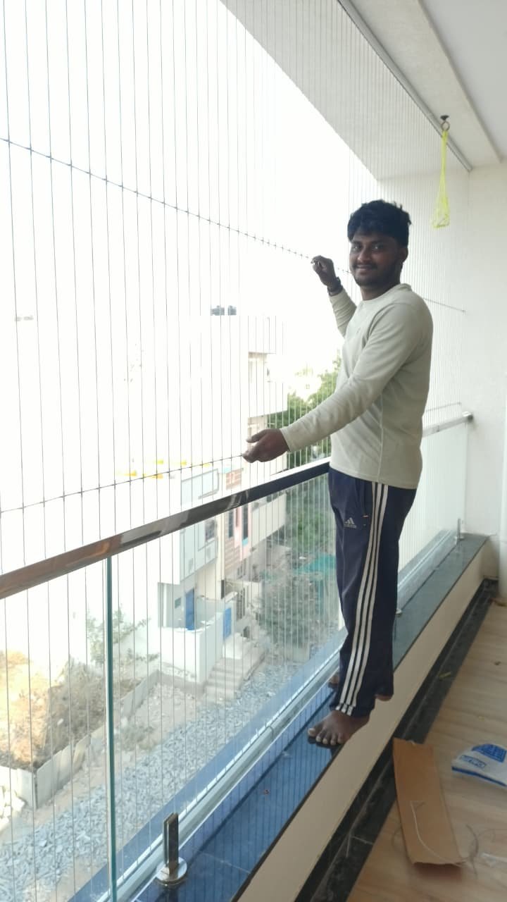 window invisible grills syamalanagar
