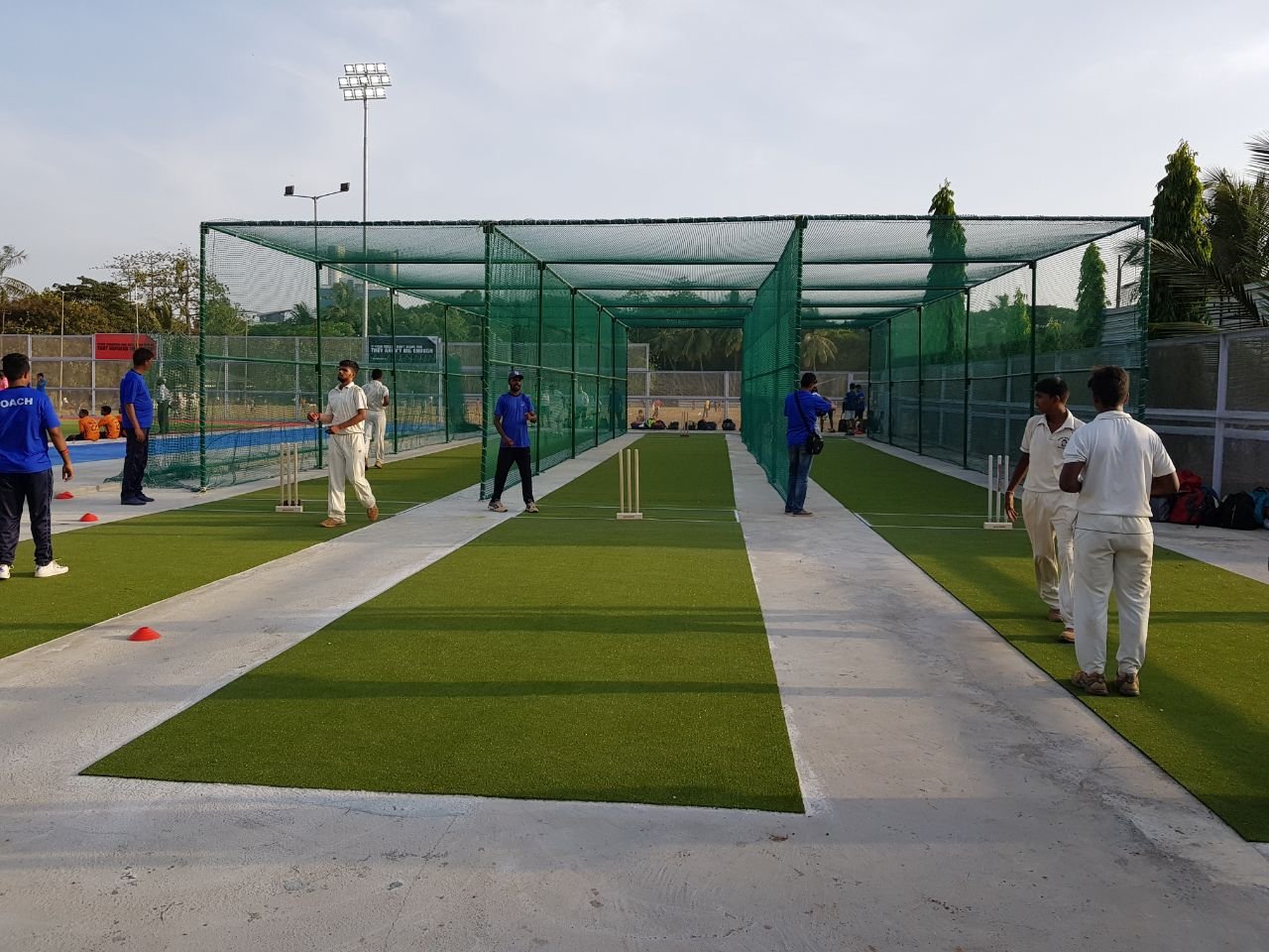 Artificial grass installation project