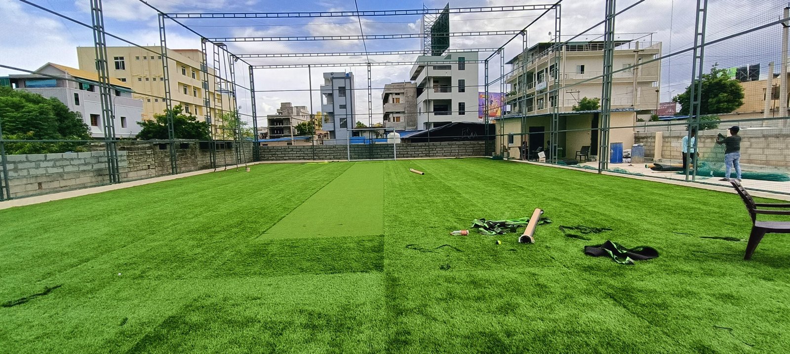 Cricket nets installation in Nanded