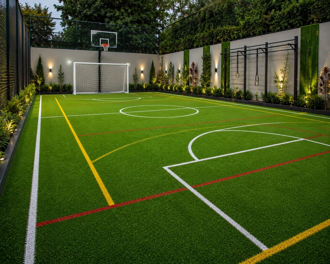 Artificial grass installation in Hyderabad